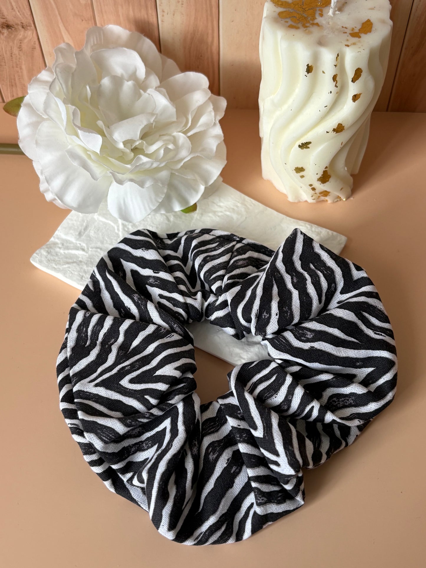 Chouchou zébré noir/blanc