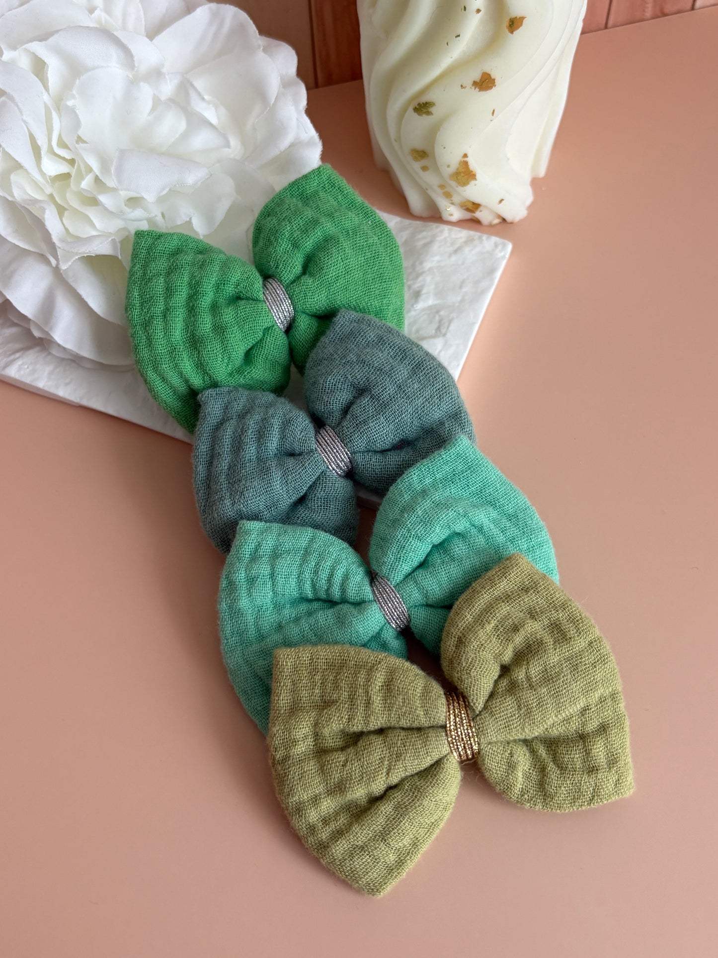 Barrette thème vert