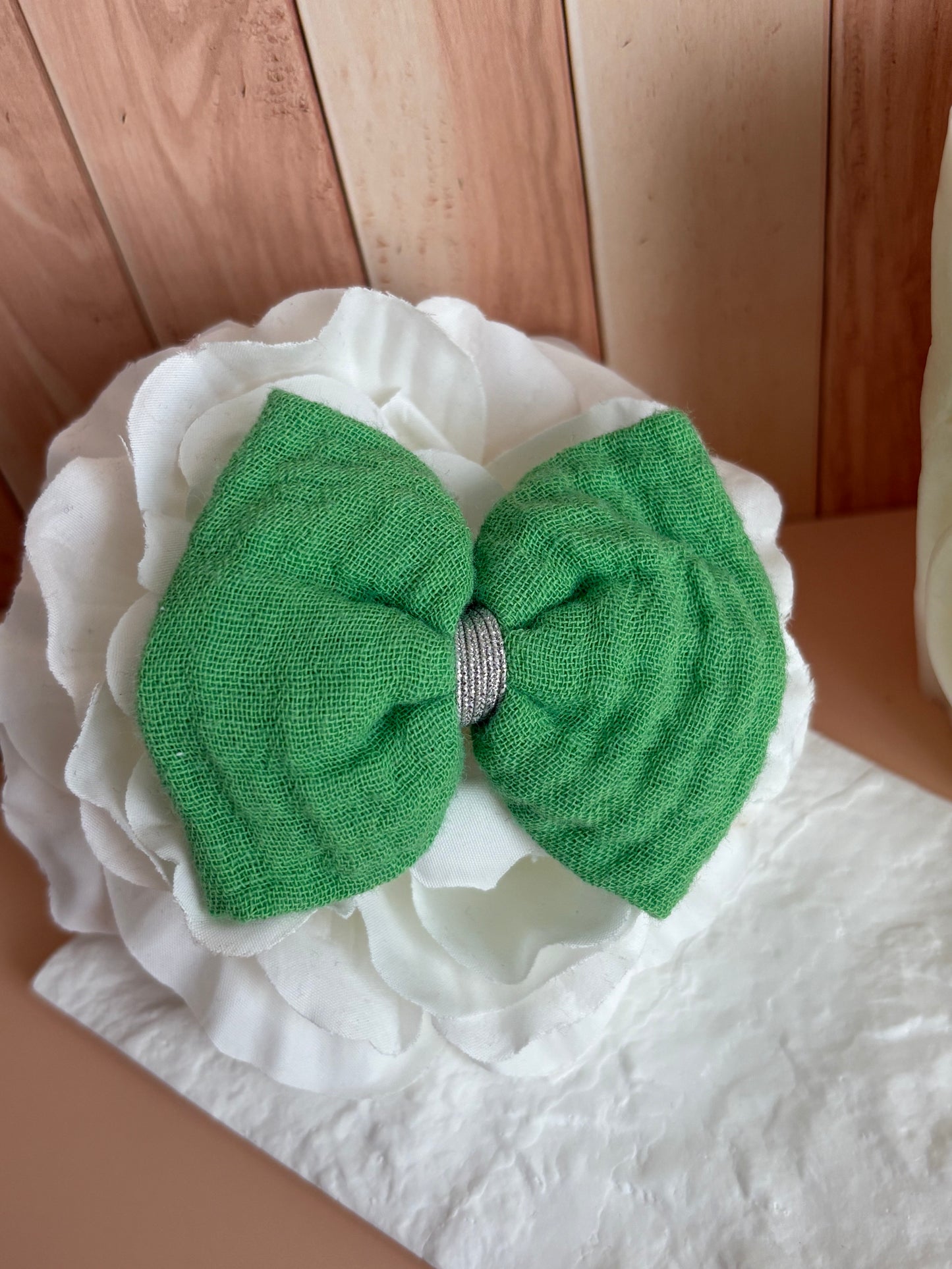 Barrette thème vert