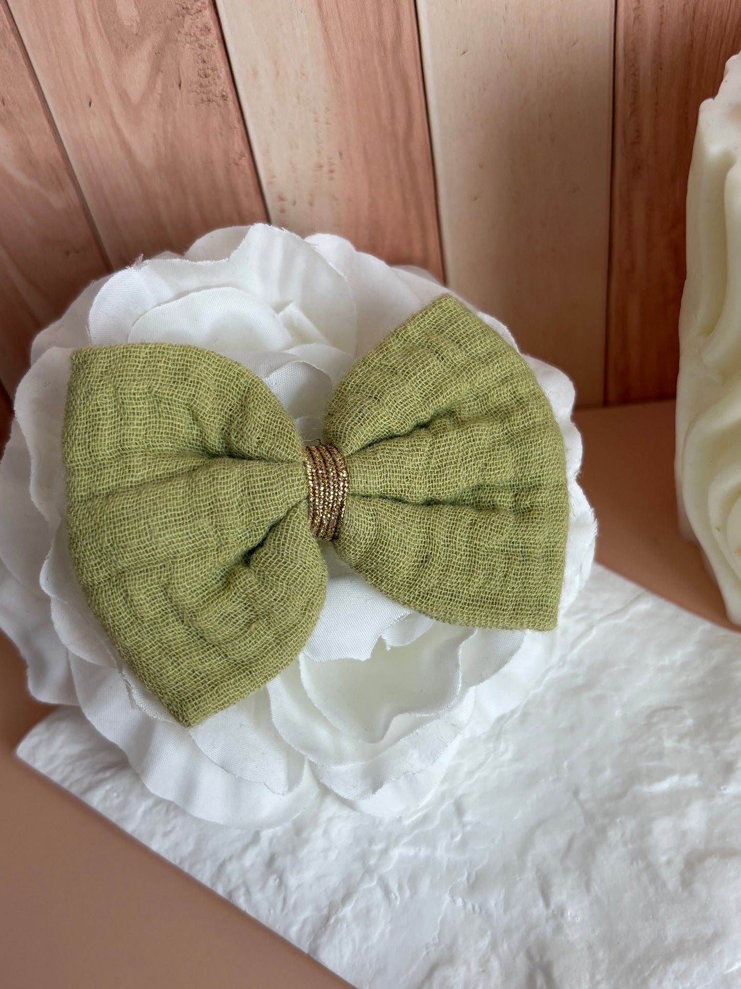 Barrette thème vert