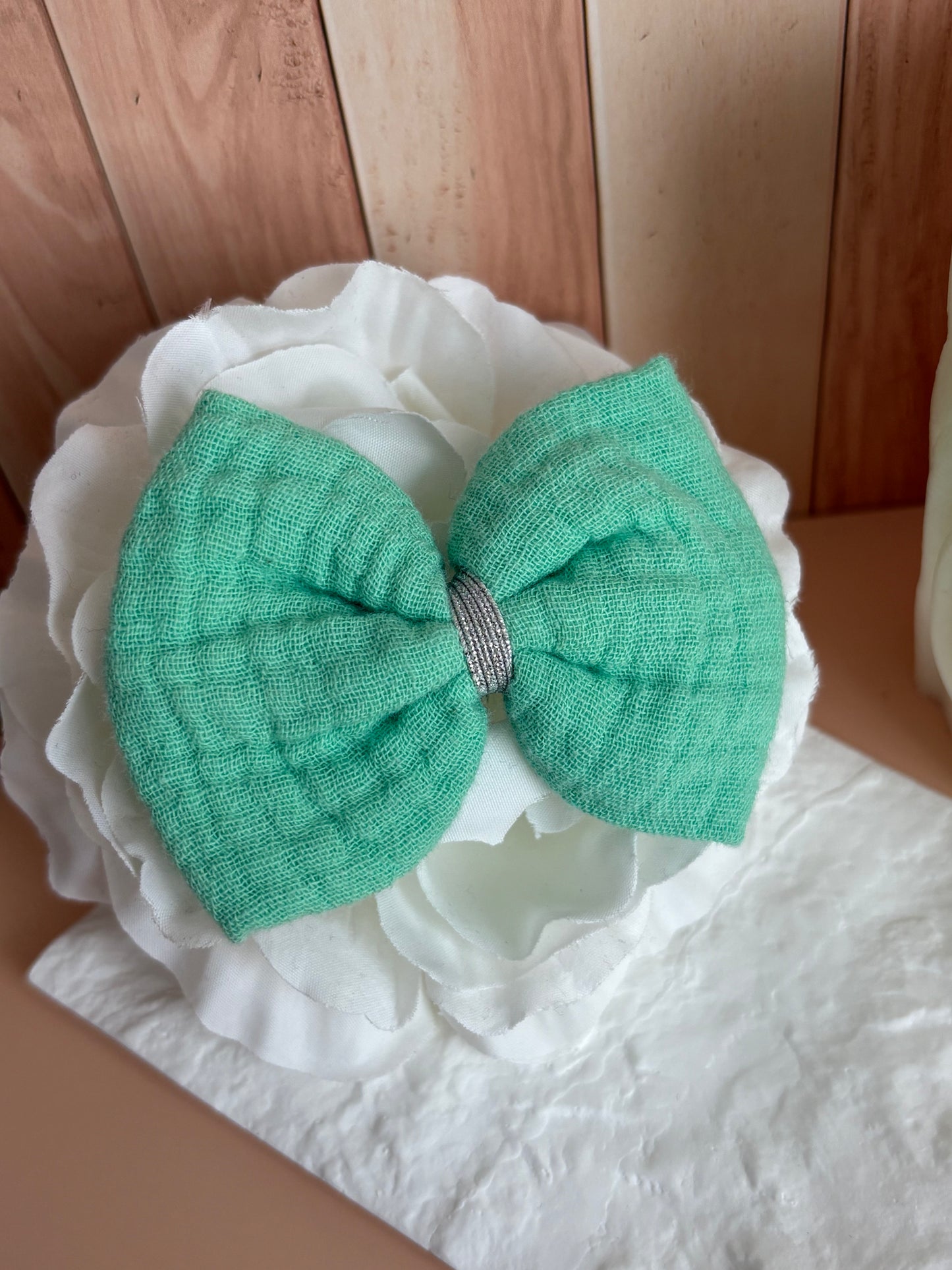 Barrette thème vert