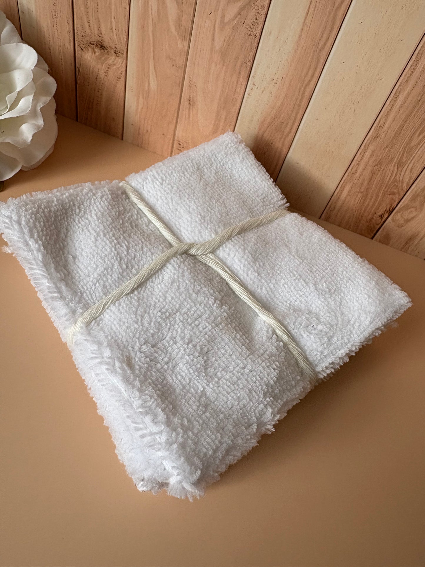 Lot 7 lingettes lavables MARIA