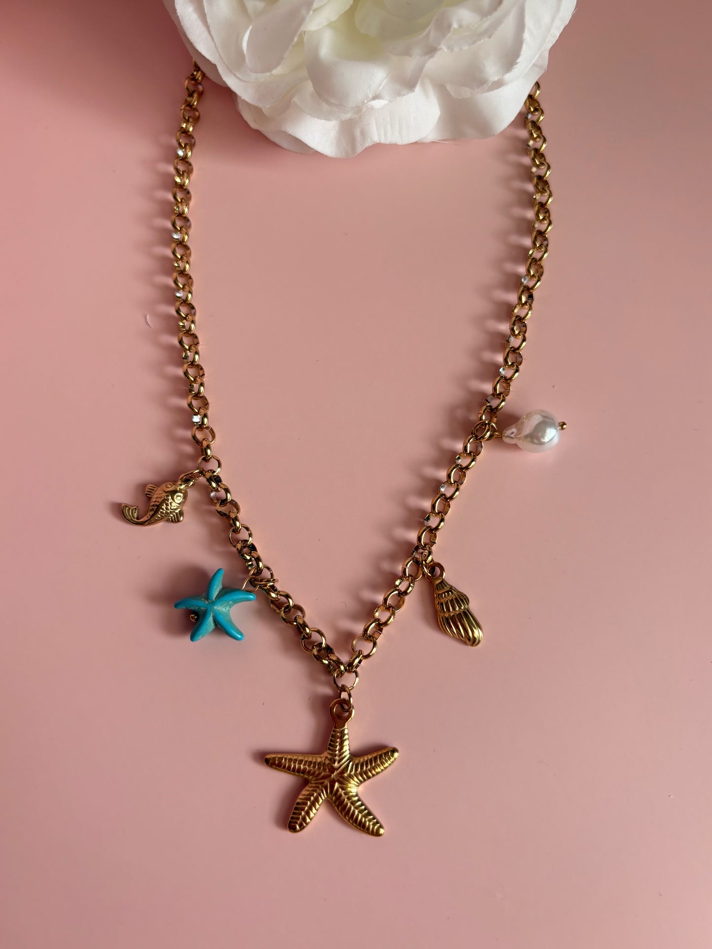 Collier breloques MARINE