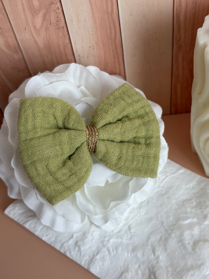 Barrette thème vert