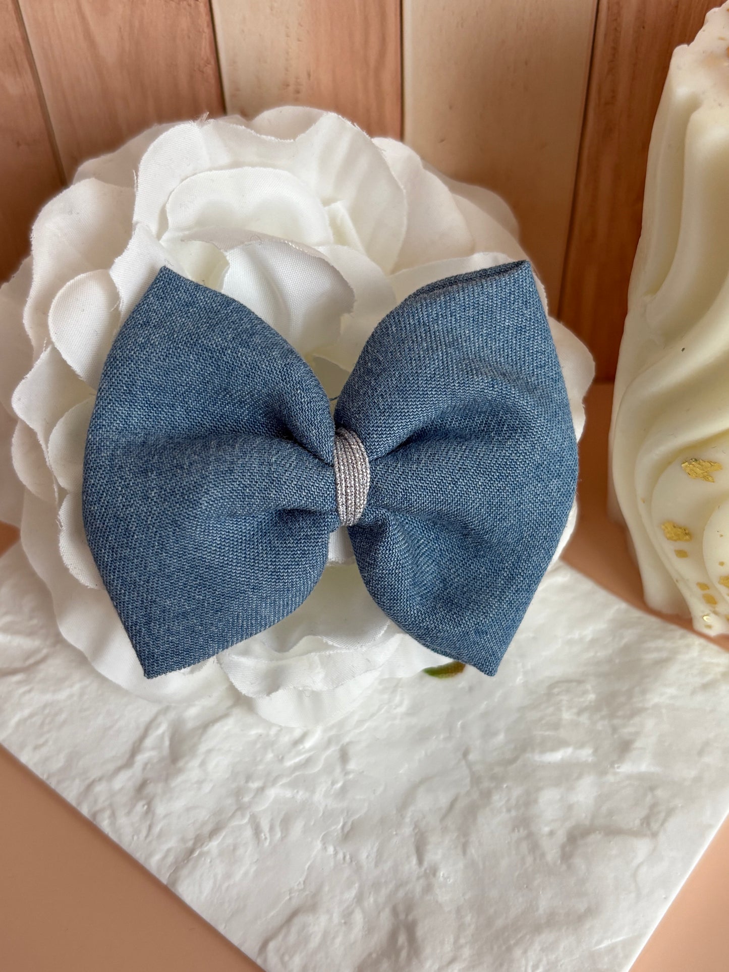 Barrette thème bleu