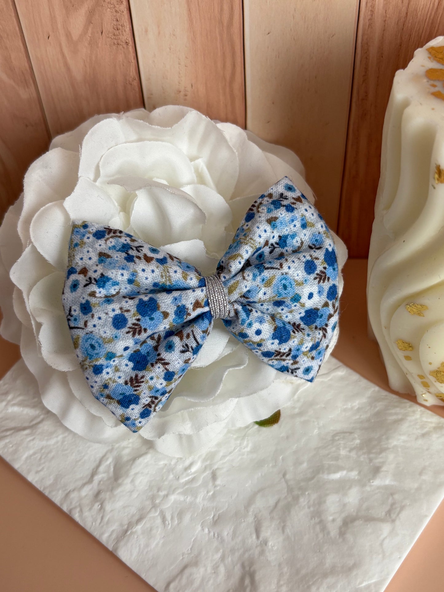 Barrette thème bleu