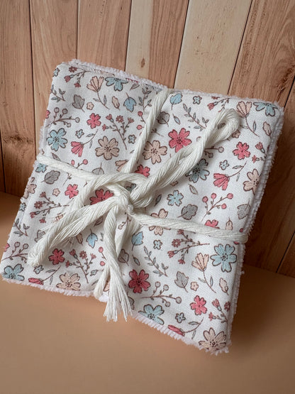 Lot 7 lingettes lavables MARIA