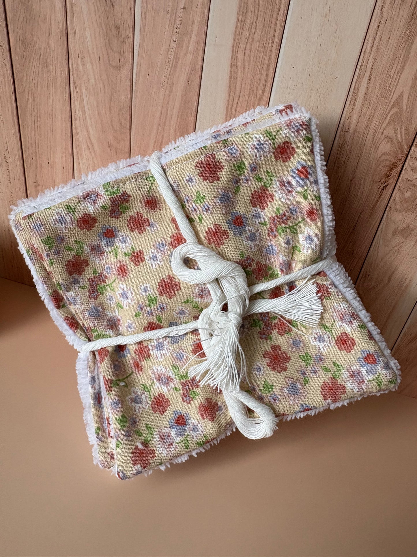 Lot de 7 lingettes lavables LILA