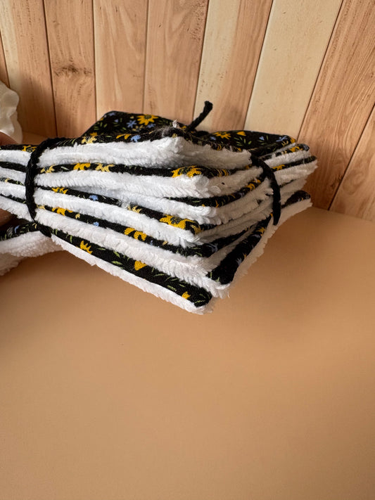 Lot de 7 lingettes lavables OPHELIE