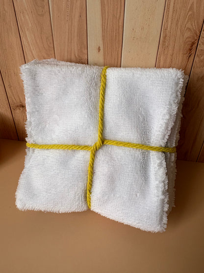 Lot de 7 lingettes lavables INES