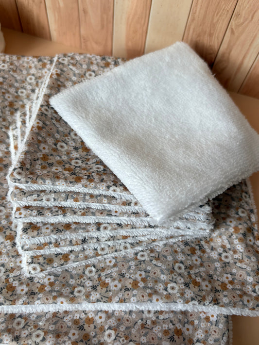 Kit skin care - lingettes et serviettes lavable SOFIA