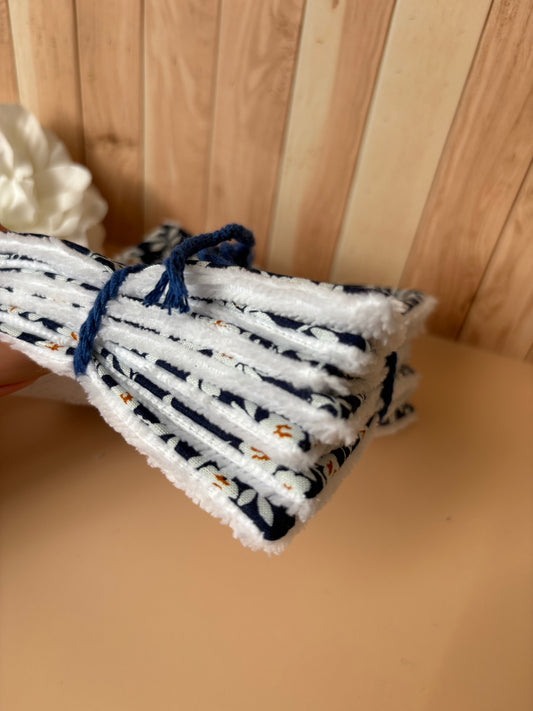 Lot de 7 lingettes lavables NINON