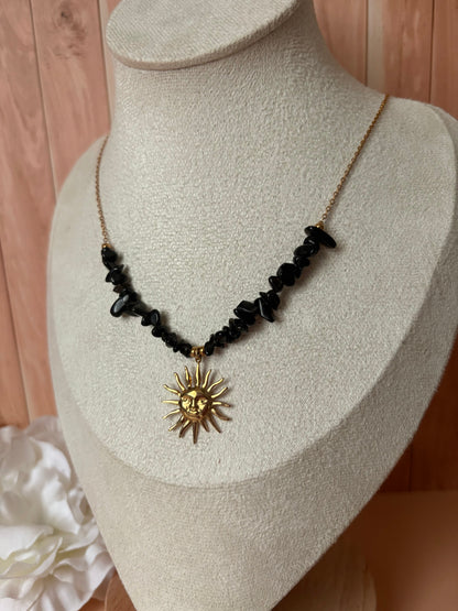 Collier BLACK SUN