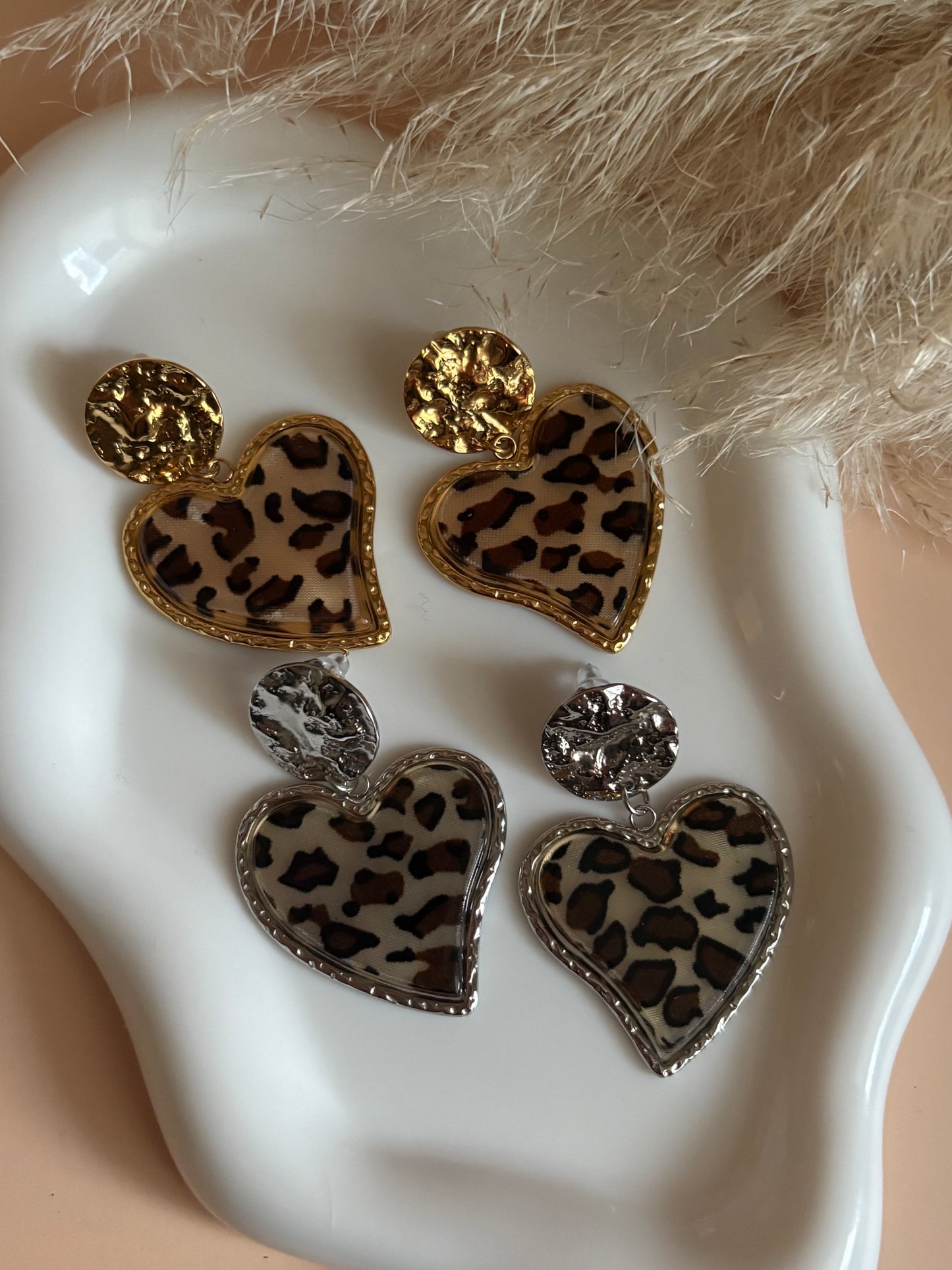 Boucles d'oreilles LEONE COEUR