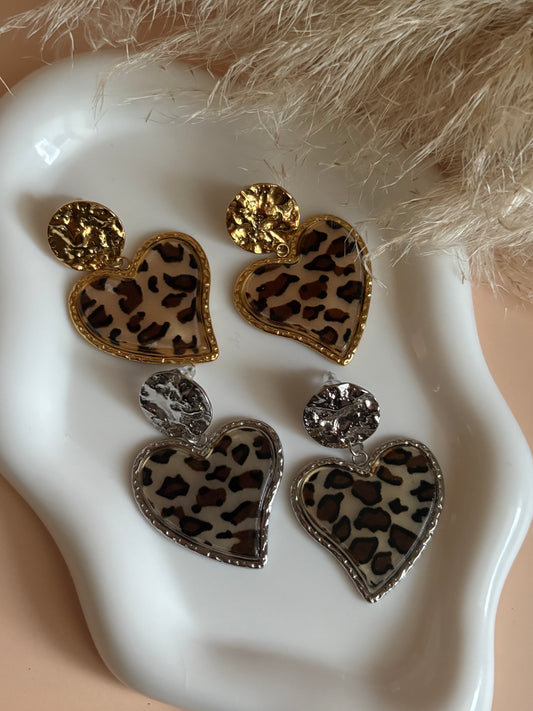 Boucles d'oreilles LEONE COEUR