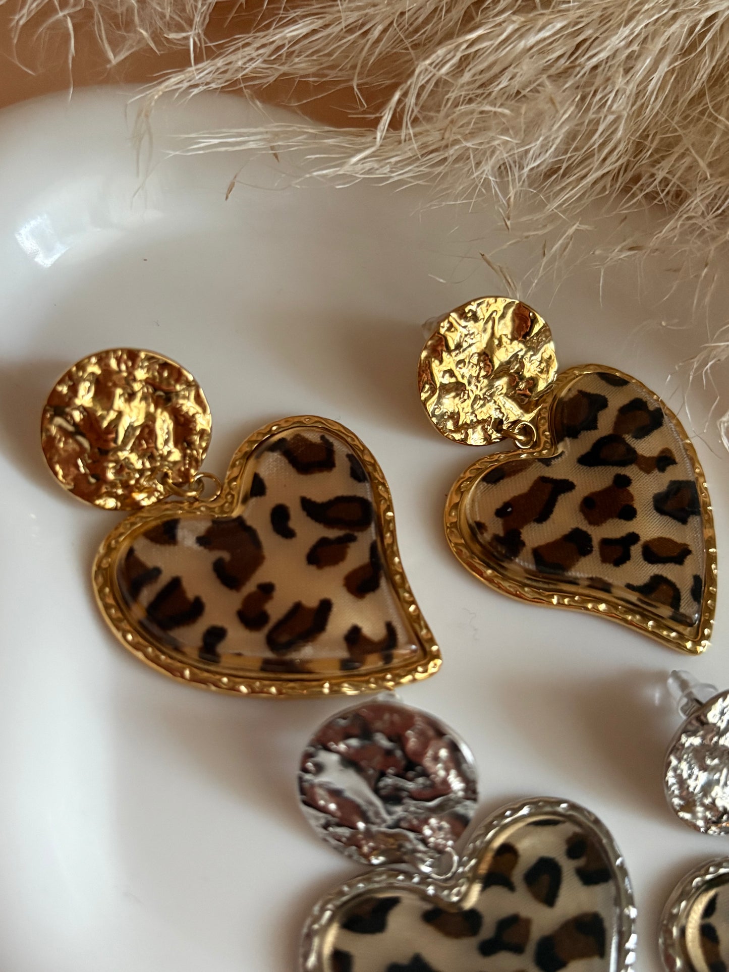 Boucles d'oreilles LEONE COEUR