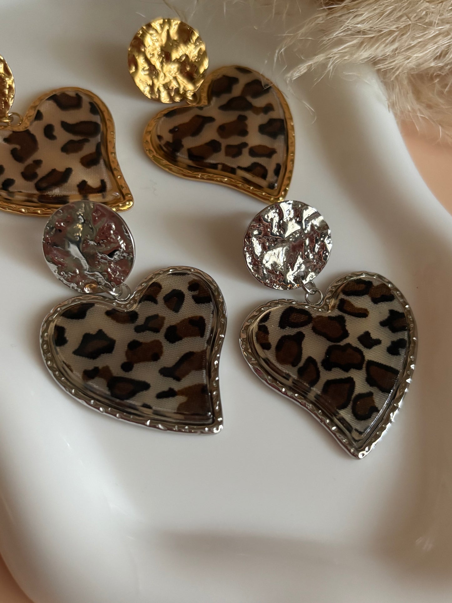 Boucles d'oreilles LEONE COEUR