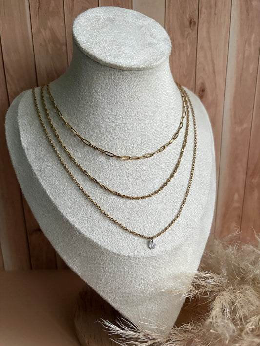Collier triple MERVEILLE