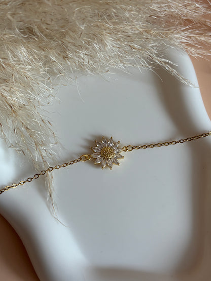 Bracelet FLEUR en zircon