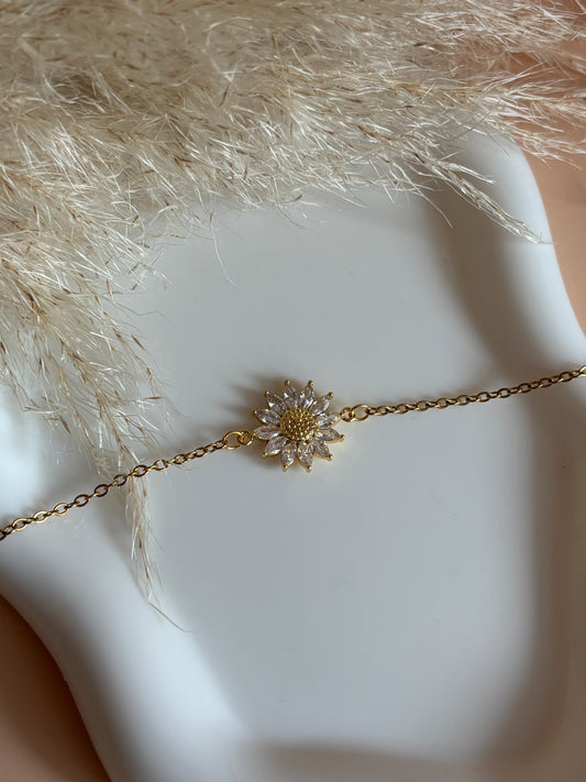 Bracelet FLEUR en zircon