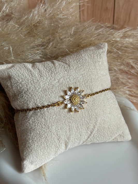 Bracelet FLEUR en zircon