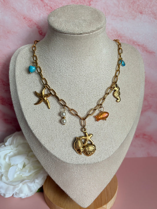Collier breloques MALDIVES