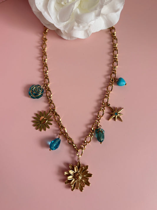 Collier breloques AZUR