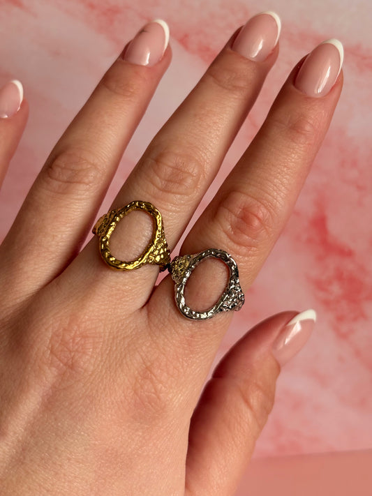 Bague CERCLE Martelé