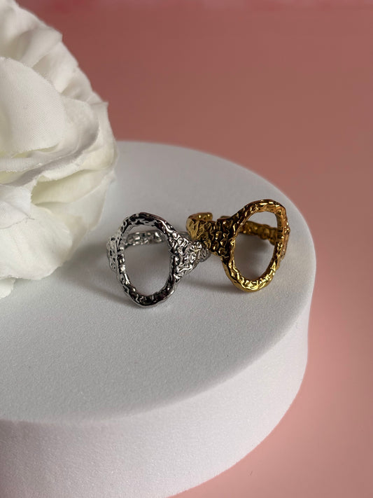 Bague CERCLE Martelé
