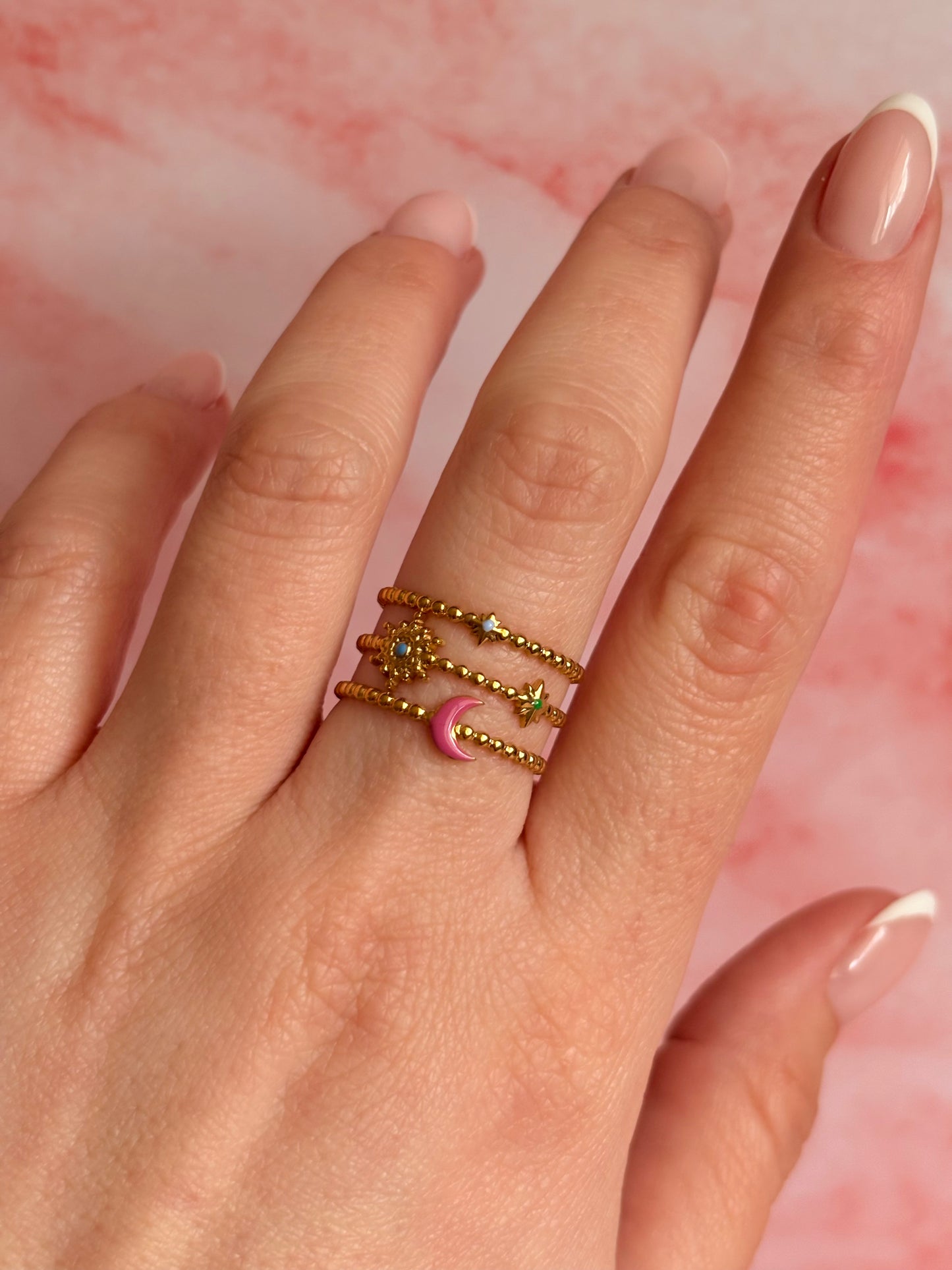 Bague LUNE ROSE