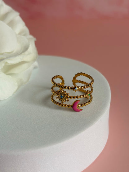 Bague LUNE ROSE